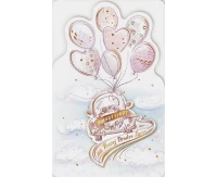 Wedding Occasion Card, Balloons, 13x20,5 cm